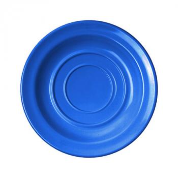 Untertasse, 14cm, Melamin blau